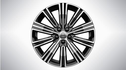 Volvo V60 Aluminium rim. 18 10-Multi Spoke Black Diamond Cut Alloy ...