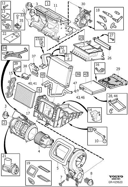 2018 Volvo XC90 Clamp. Climate Unit. Complete. Assembly, Code, Variant